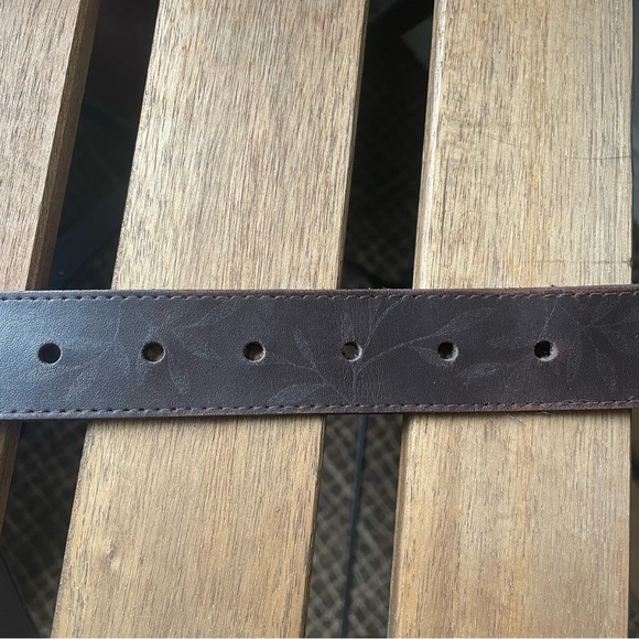 Renaissance genuine leather brown belt S/P - Picture 5 of 5